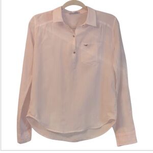 NWOT Hollister Easy Lightweight Cotton Popover Shirt. Size XS